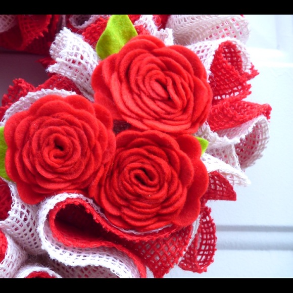 Valentine Wreath for Front Door.